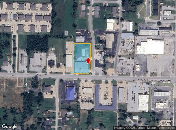  1411 W Walnut St, Rogers, AR Parcel Map