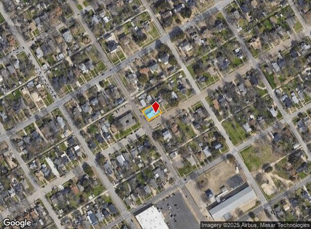  1501 N 25Th St, Waco, TX Parcel Map