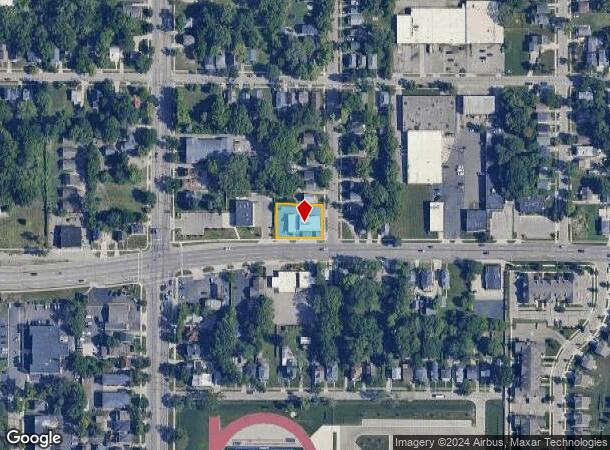  1031 E Saginaw St, Lansing, MI Parcel Map