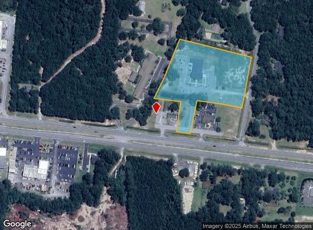  1571 S Ga Highway 21 S, Springfield, GA Parcel Map