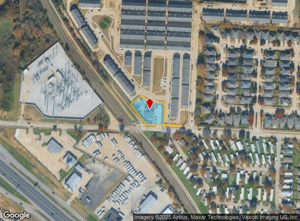  3705 Pockrus Paige Rd, Denton, TX Parcel Map