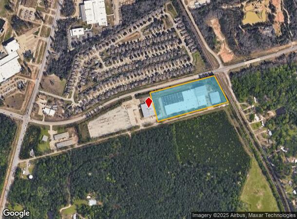 10399 Silver Springs Rd, Conroe, TX Parcel Map