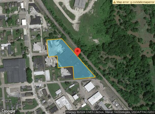  1101 Woodlawn Ave, Cambridge, OH Parcel Map