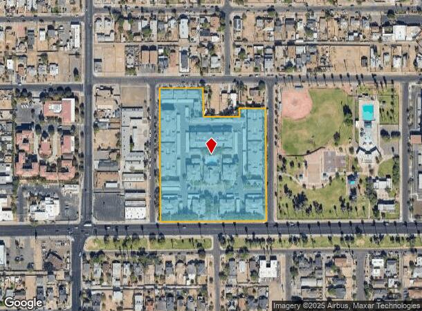  1350 W Van Buren St, Phoenix, AZ Parcel Map