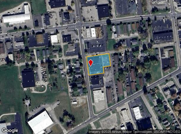215 S Allison Ave, Xenia, OH Parcel Map