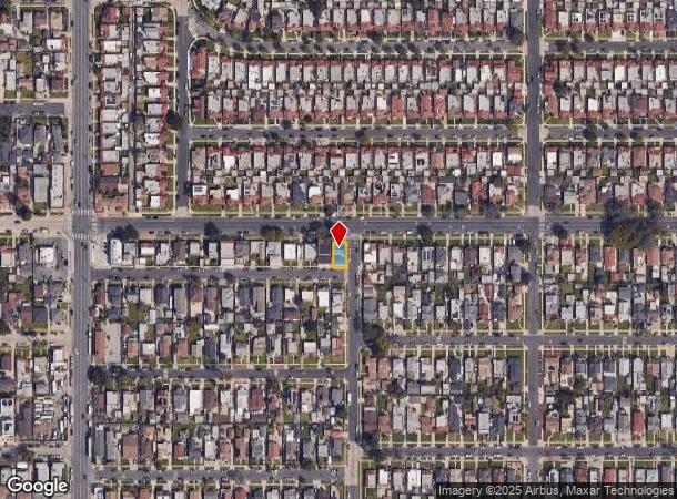  1250 W 83Rd St, Los Angeles, CA Parcel Map