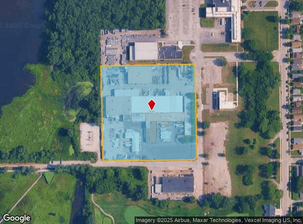 2500 Gaspar Ave, Hammond, IN Parcel Map