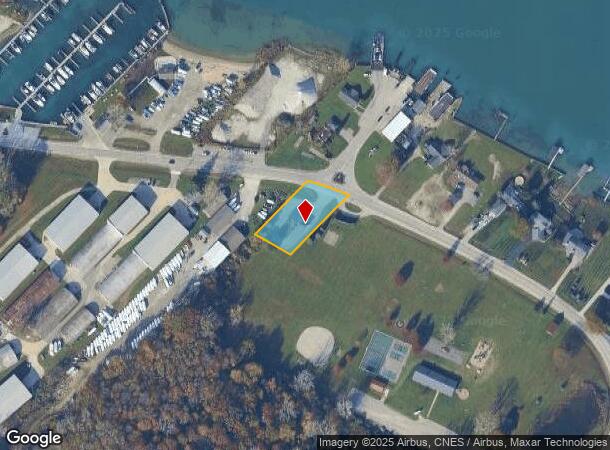 1721 N Channel Dr, Harsens Island, MI Parcel Map