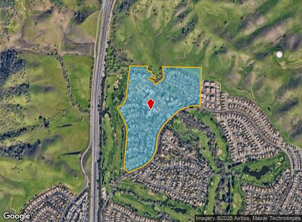  2000 Estates Dr, Fairfield, CA Parcel Map