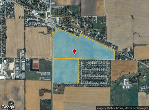 135 N Branigin Rd, Franklin, IN Parcel Map