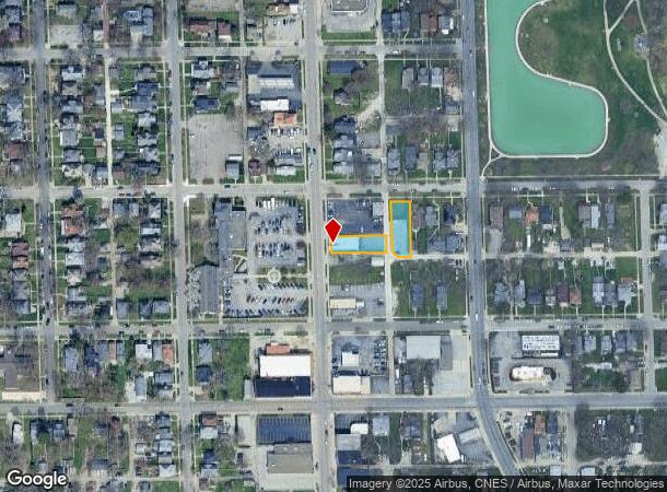 2513 S Calhoun St, Fort Wayne, IN Parcel Map