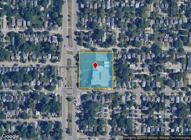  1028 W Barnes Ave, Lansing, MI Parcel Map