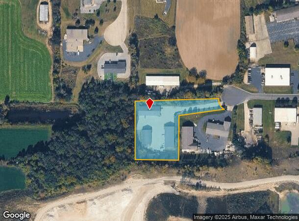  3051 Beechwood Industrial Ct, Hubertus, WI Parcel Map