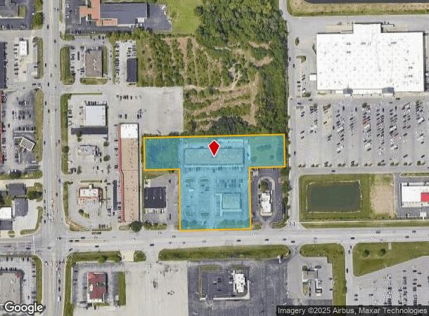  5202 E Thompson Rd, Indianapolis, IN Parcel Map