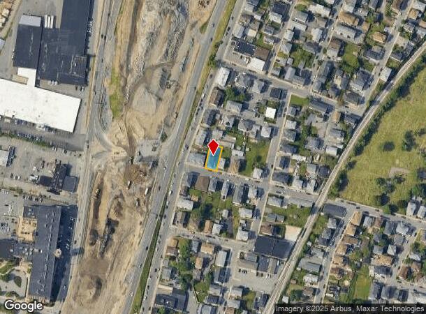  96 Cory St, Fall River, MA Parcel Map
