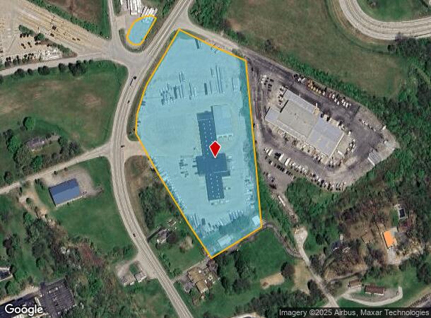  500 N Center Ave, New Stanton, PA Parcel Map