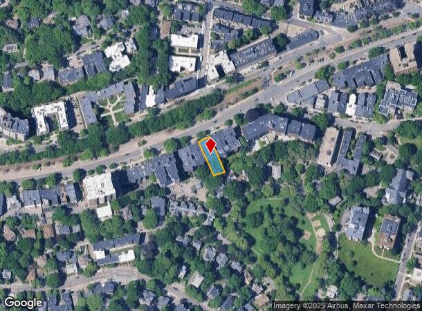  1463 Beacon St, Brookline, MA Parcel Map