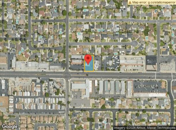  2601 W Whittier Blvd, La Habra, CA Parcel Map