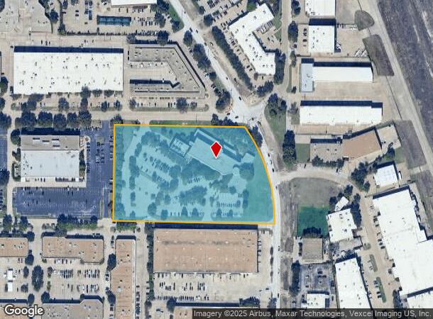 2085 Midway Rd, Carrollton, TX Parcel Map