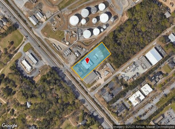 3420 Jefferson Rd, Athens, GA Parcel Map