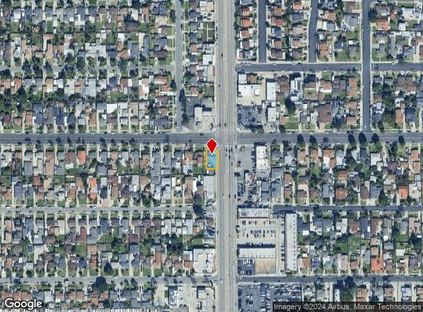  8858 Flower St, Bellflower, CA Parcel Map