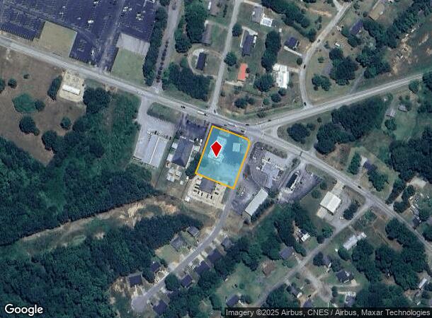  1403 W Main St, Laurens, SC Parcel Map