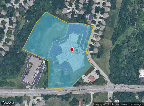 8600 Candlelight Ln, Lenexa, KS Parcel Map