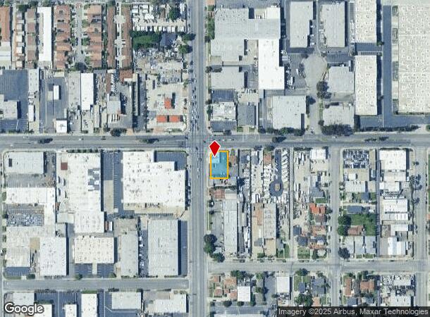  7502 Somerset Blvd, Paramount, CA Parcel Map