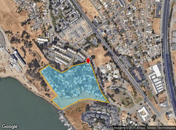 1107 Porter St, Vallejo, CA Parcel Map