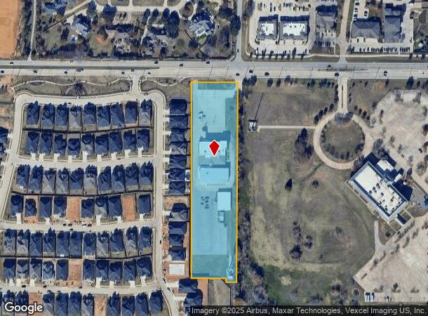  8201 Justin Rd, Lewisville, TX Parcel Map