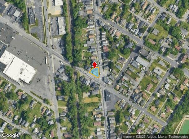  344 Railroad Ave, Scranton, PA Parcel Map