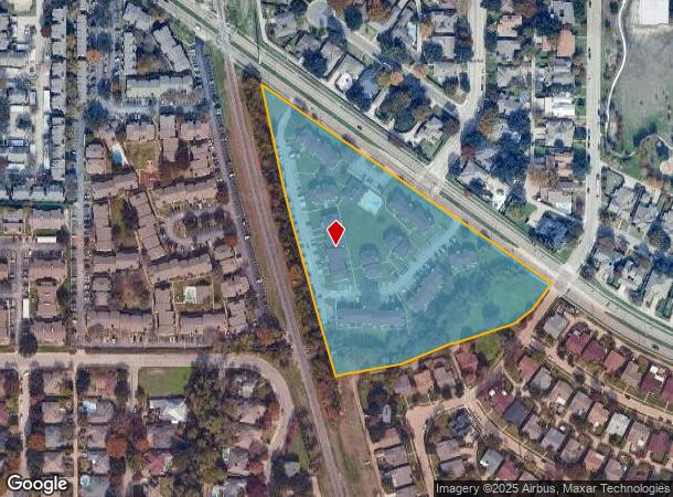  10110 Walnut St, Dallas, TX Parcel Map