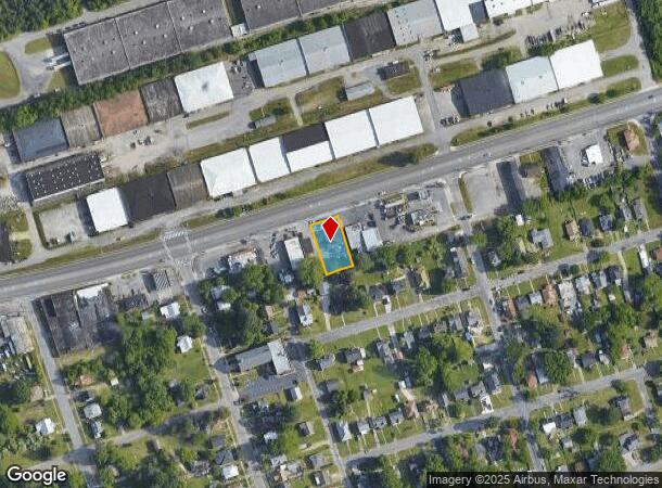  1834 W Washington St, Petersburg, VA Parcel Map