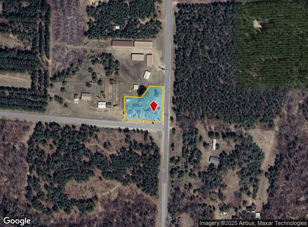  N10503 Newton Lake Rd, Athelstane, WI Parcel Map