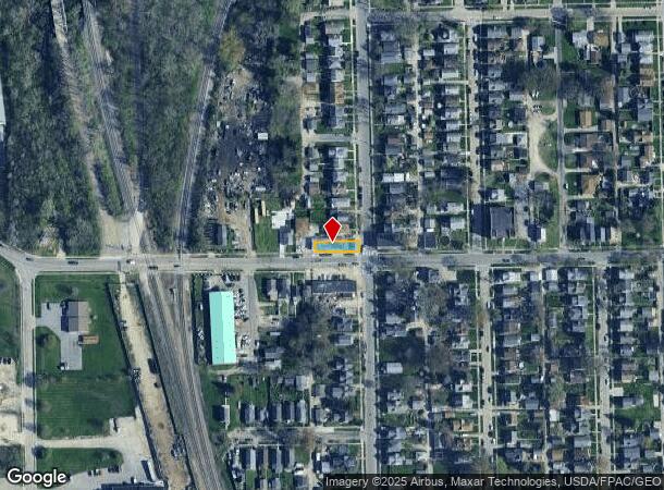  1556 Oak St, Toledo, OH Parcel Map