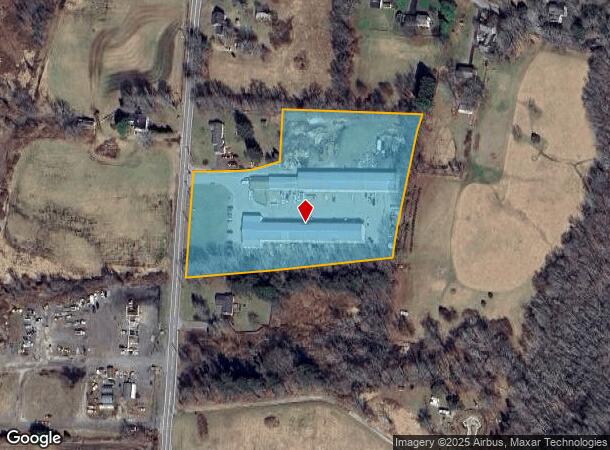  841 Route 32, North Franklin, CT Parcel Map