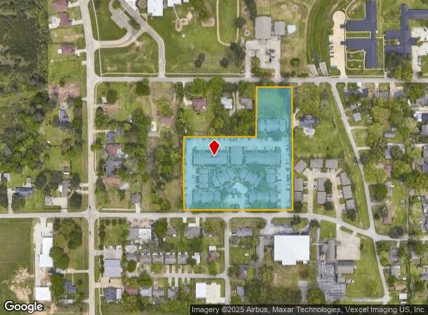 1000 Hicks St, Tomball, TX Parcel Map