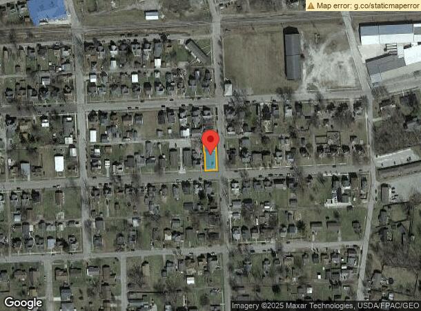  Dickey Ave, Greenfield, OH Parcel Map