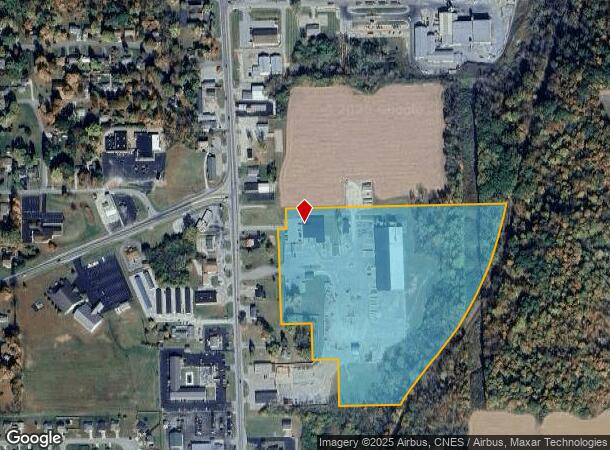  1733 S Wabash St, Wabash, IN Parcel Map