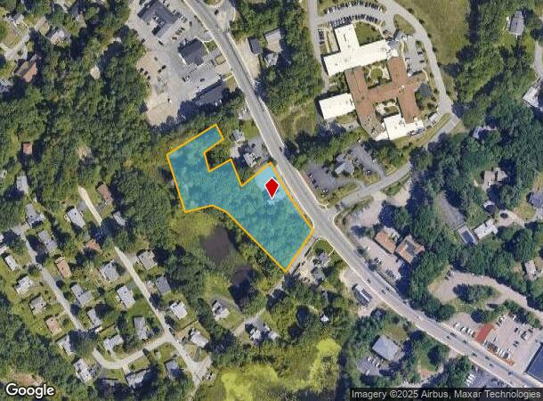  1009 Main St, Holden, MA Parcel Map