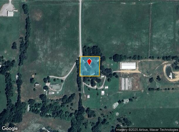  18090 S Vaughn Rd, Hulbert, OK Parcel Map