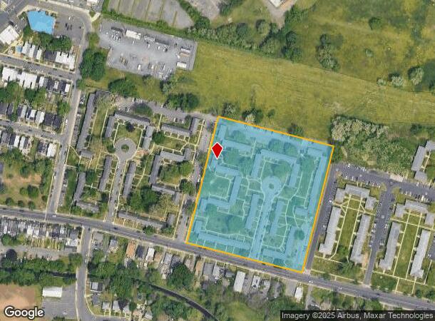 1378 Nottingham Way, Trenton, NJ Parcel Map
