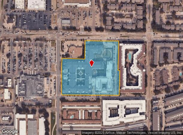  5850 E Lovers Ln, Dallas, TX Parcel Map