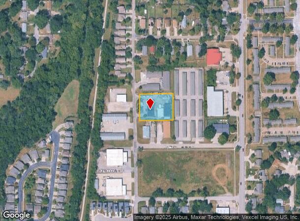  1724 Bullene Ave, Lawrence, KS Parcel Map