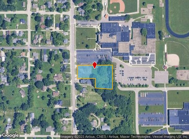 407 S Main St, Hebron, IN Parcel Map