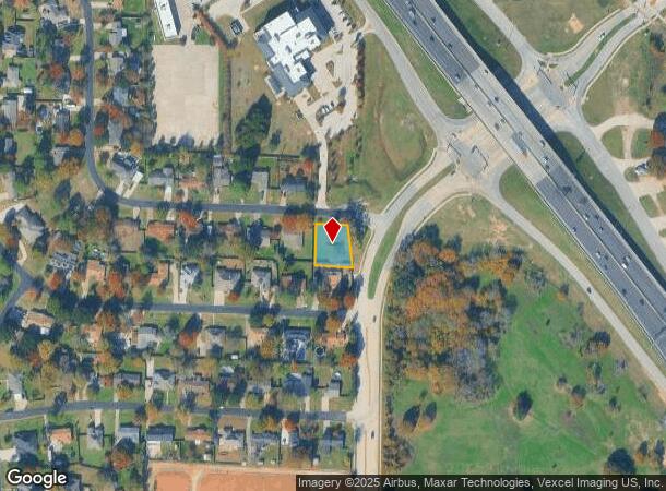  2814 Wildwood St, Denton, TX Parcel Map