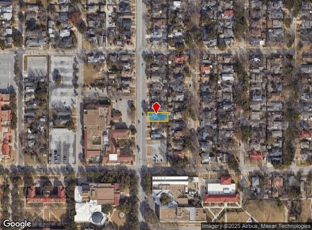 2701 S University Dr, Fort Worth, TX Parcel Map