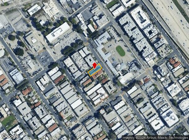  1723 Corinth Ave, Los Angeles, CA Parcel Map