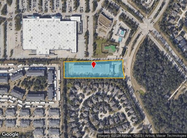  12190 W Branch Crossing Dr, Spring, TX Parcel Map