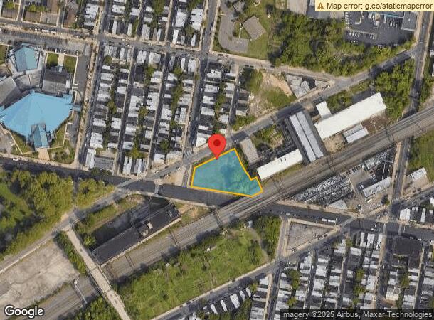  1846 W Sedgley Ave, Philadelphia, PA Parcel Map